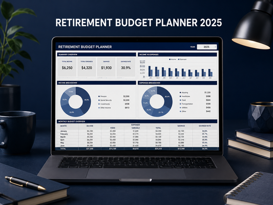 Retirement Budget Planner 2026 — Excel Template